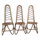 Trio de chaises par Dirk Van Sliedregt Années 1960