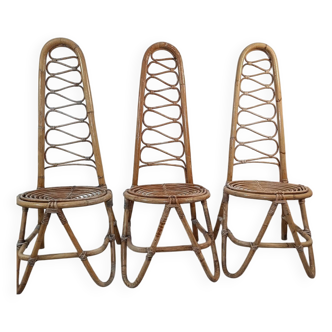 Trio of chairs by Dirk Van Sliedregt 1960s