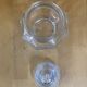 Antique Glass Bonbonnière + Lid Kitchen Storage Italy #