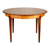 Scandinavian-style extendable teak table