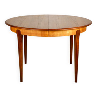 Scandinavian-style extendable teak table