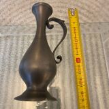 Small pewter soliflore vase
