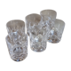 6 crystal whiskey glasses