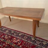 Dining table walnut art deco