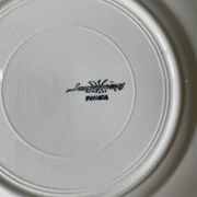 Set of 4 flat plates Sarreguemines France
