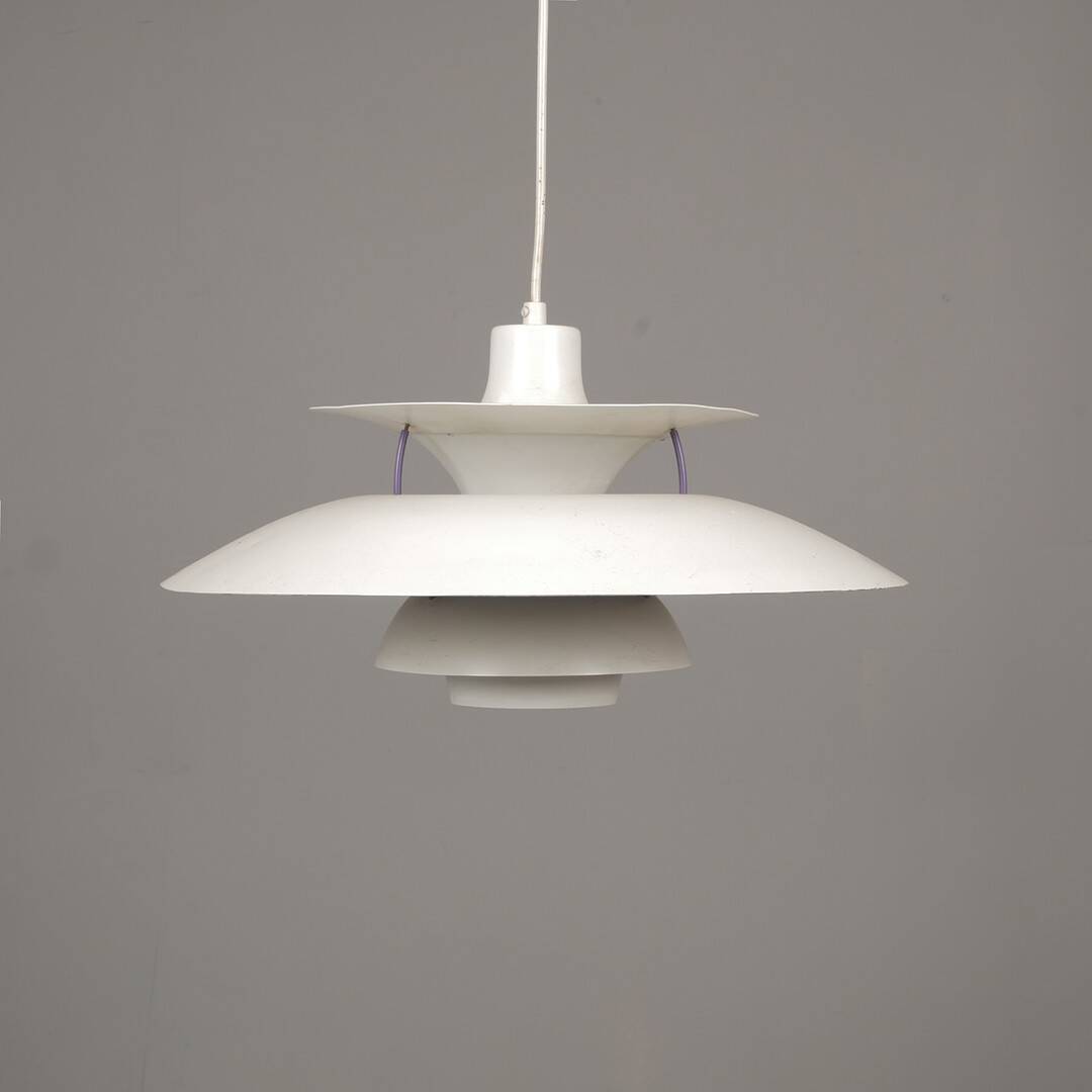 White PH5 pendant light POUL HENNINGSEN Aluminum DK