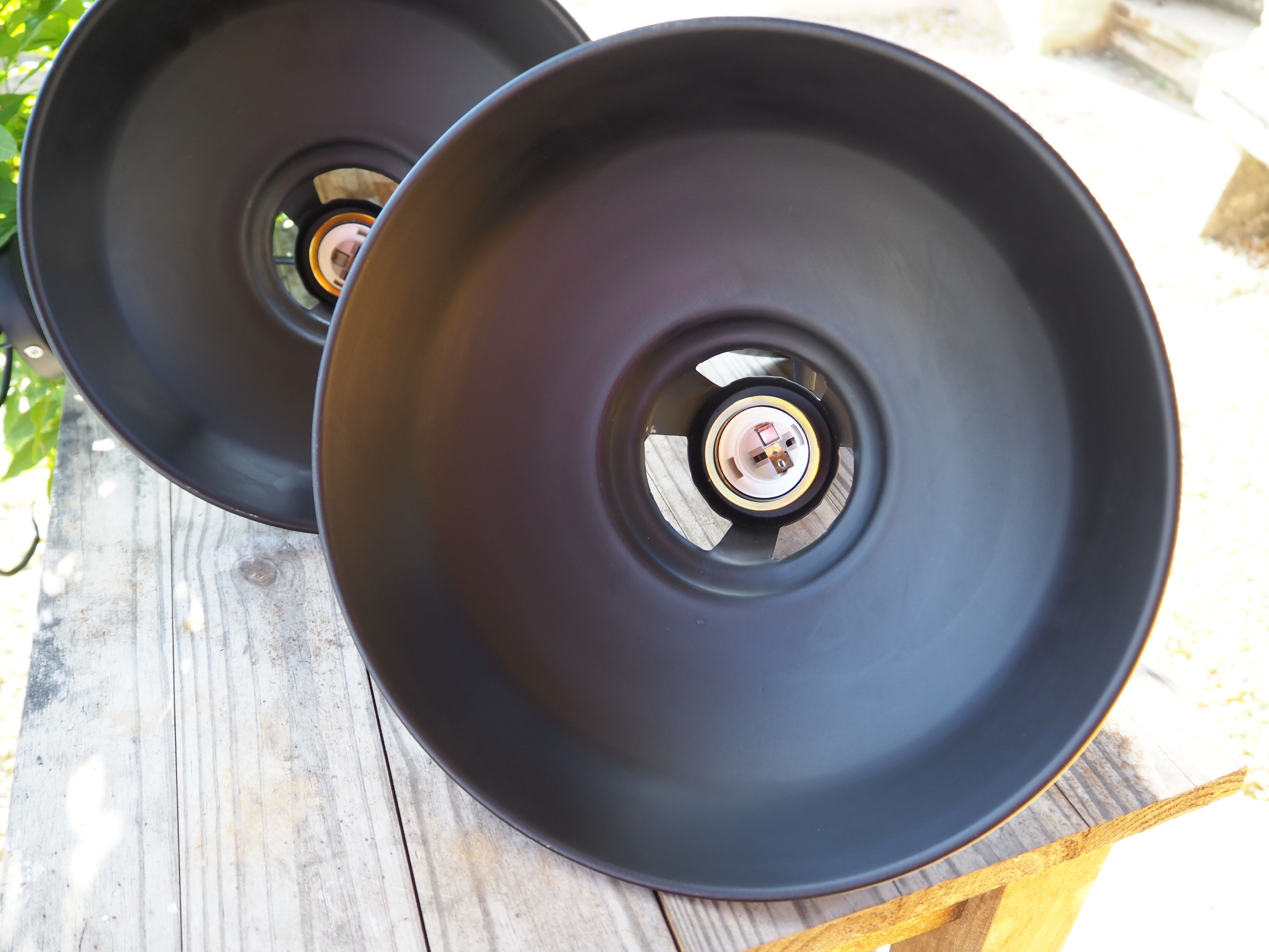 Pair of contemporary hanging Industrial style light