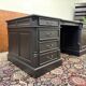 Classic English Black Chesterfield Desk