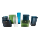 Set of 8 ISI vases in colored glass Lennart Andersson Gullaskruf, 1960