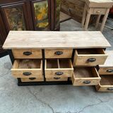 Meuble de métier asymétrique