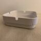Walter Zeischegg's set of 3 white ashtrays for Helit 1970