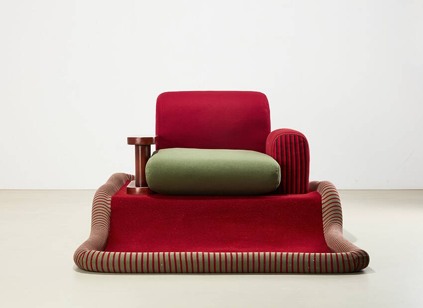 Ettore Sottsass 'Tappeto Volante' for Bedding Brevetti Italy 1974