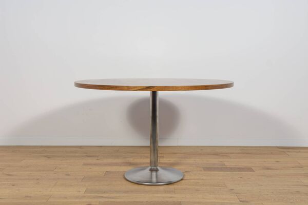 Table à manger ronde moderne en teck du milieu du siècle, Danemark, années 1970