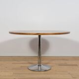Mid-Century Teak Modern Round Dining Table, Denmark, 1970s