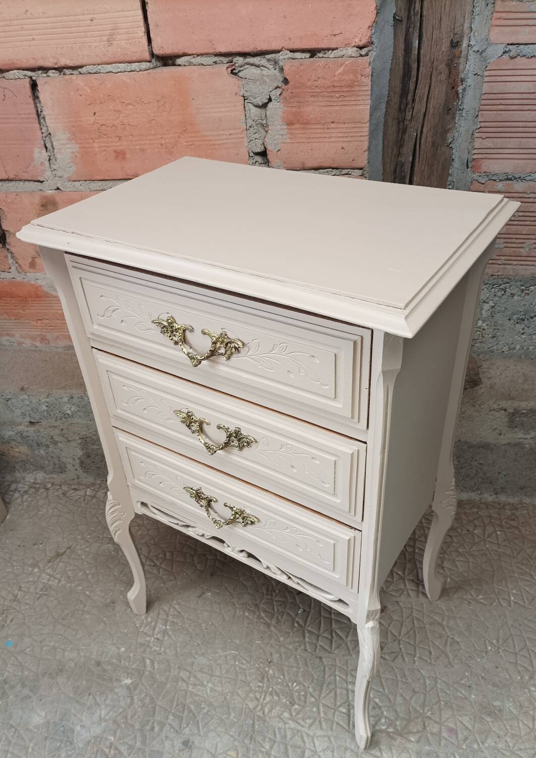 Antique bedside table