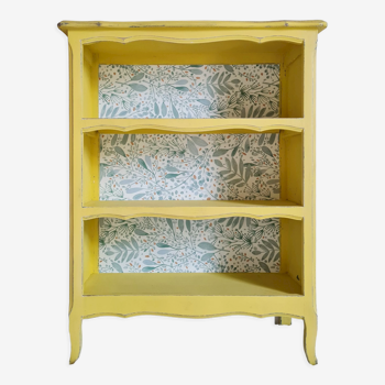 Bibus bookcase in yellow wood