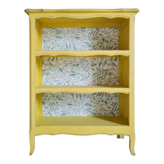 Bibus bookcase in yellow wood