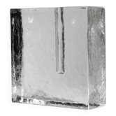 Vase en verre à glace carré "Solifleur"