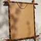 Large antique wooden mirror