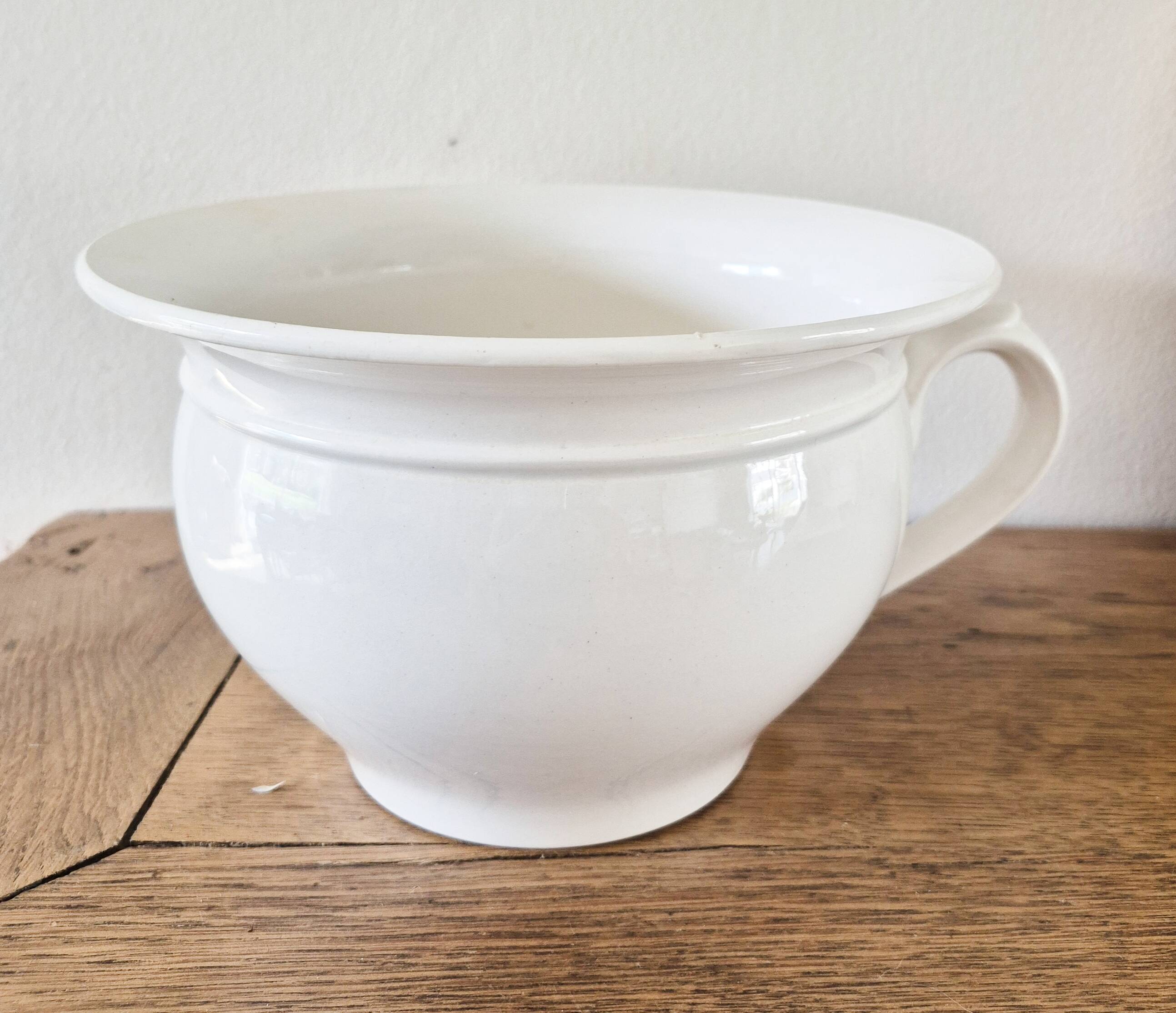 Night vase / ceramic Digoin Sarreguemines / plant pot