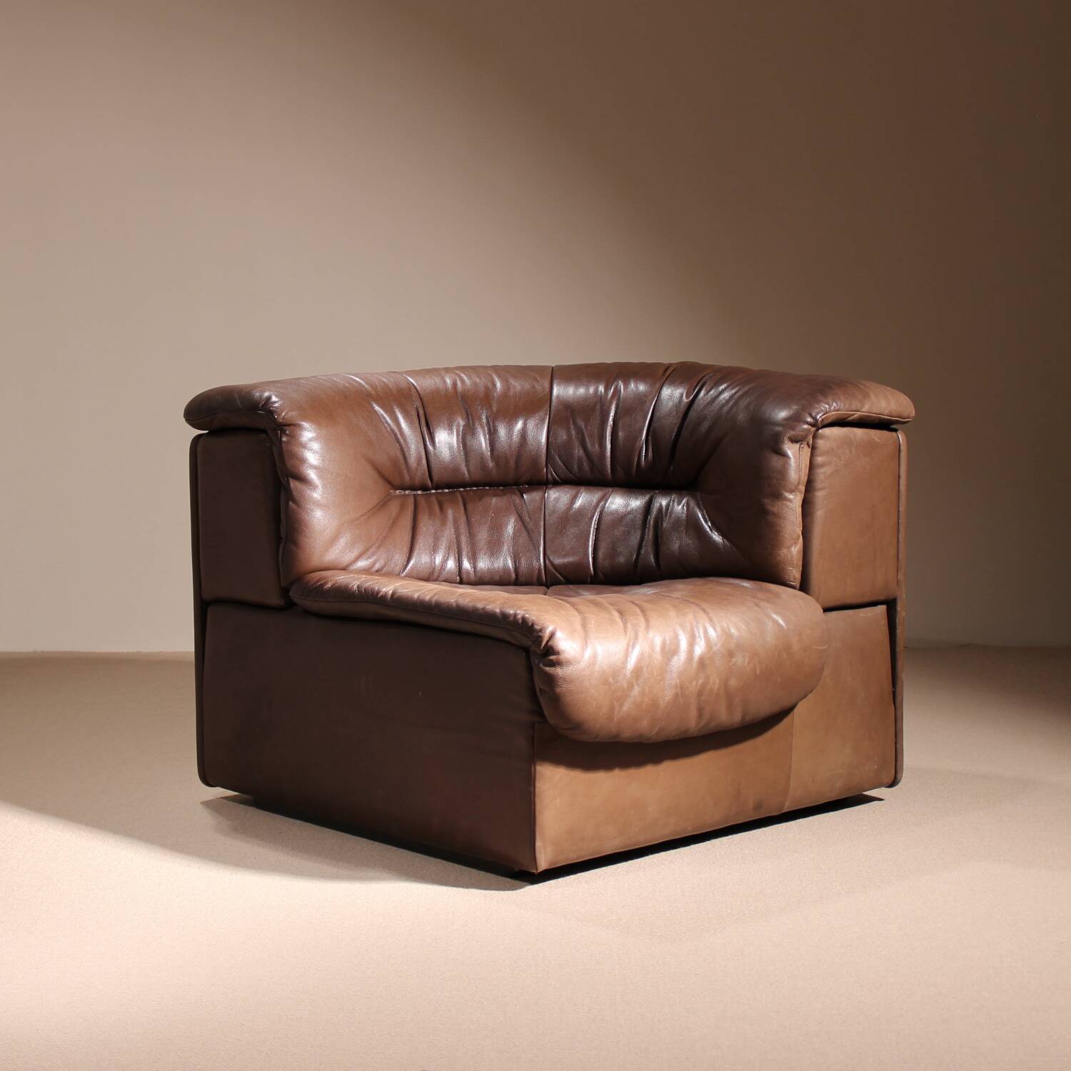 Canapé en cuir modulaire 'DS-14' par De Sede | Suisse années 1970