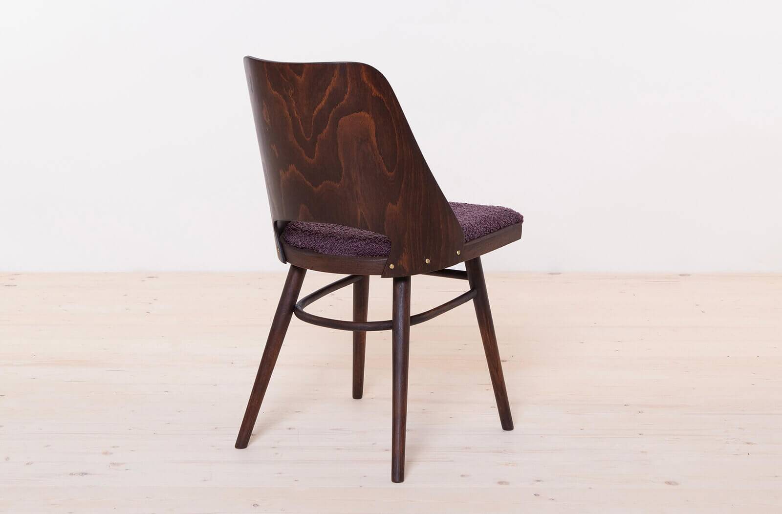 Set of 6 Dining Chairs by R. Hofman for TON, Model 514, 1960s, Reupholstered