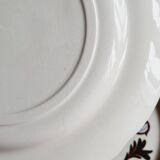 Assiettes plates Salins France