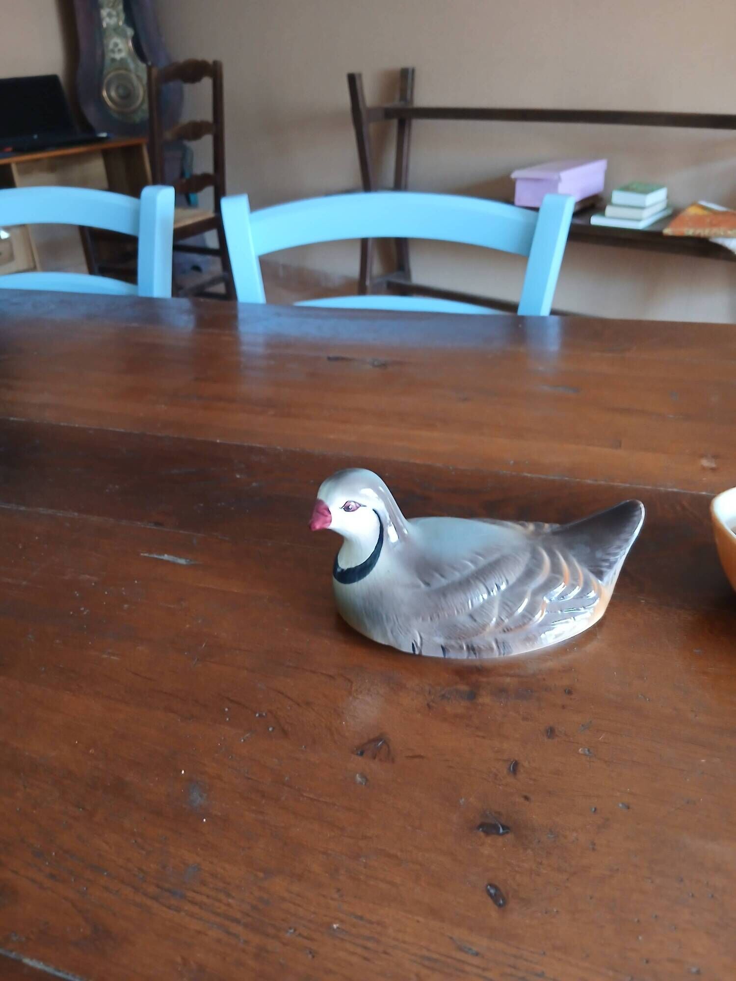 Partridge faience Michel Caugant
