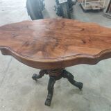 Walnut violin table