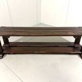 Large brutalist oak bench or wall table 1900’s