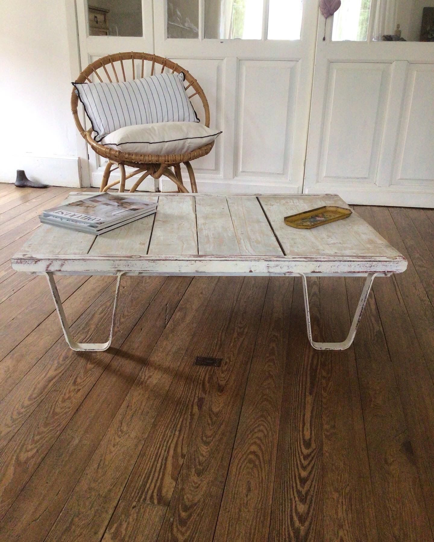 Table basse industrielle