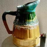 Vintage ceramic pitcher signed Ribero Vallauris