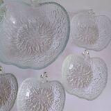 Apple-shaped dessert set