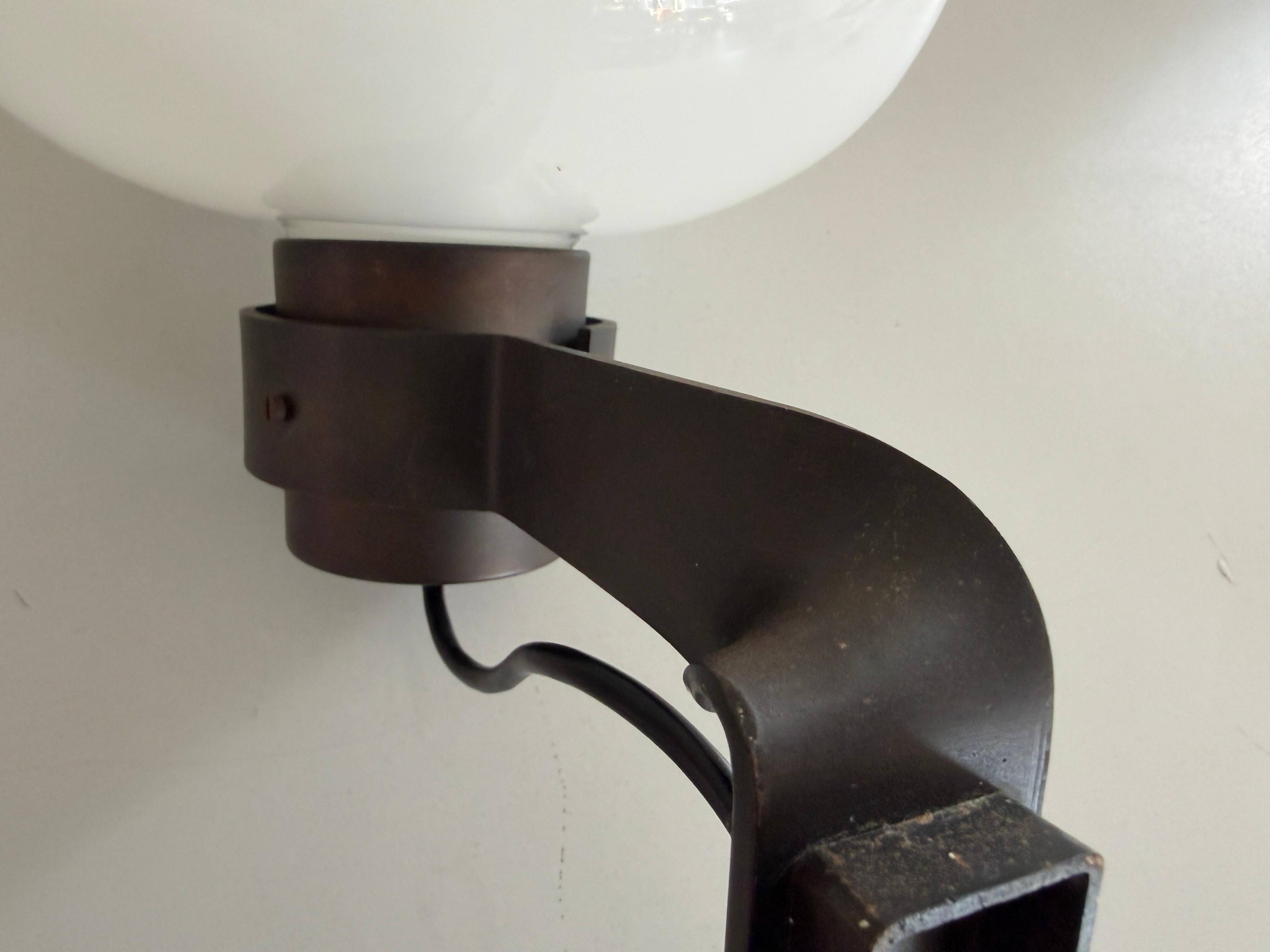 Applique simple par Elio Martinelli pour Martinelli Luce, 1970, Italie