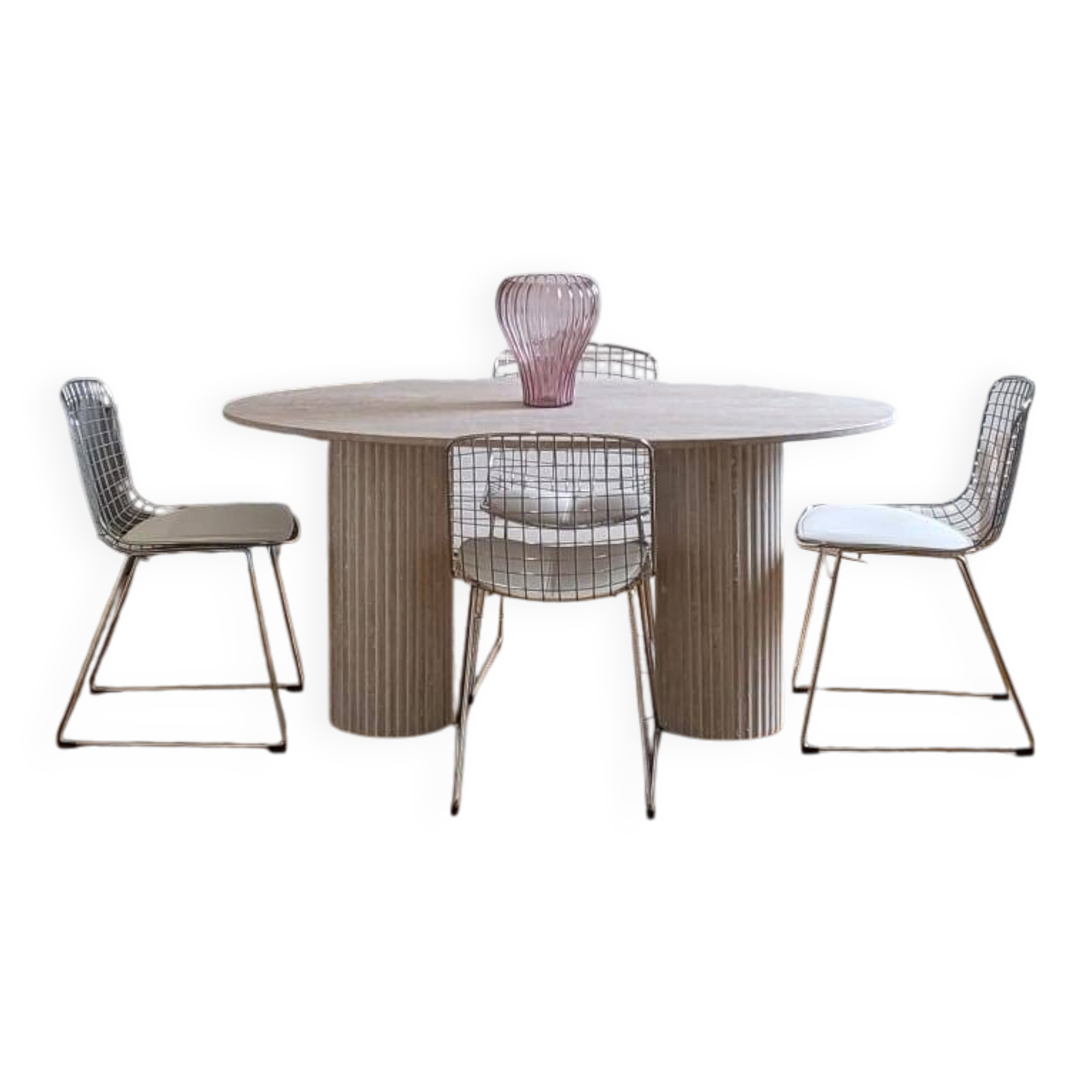 Dining table - travertine
