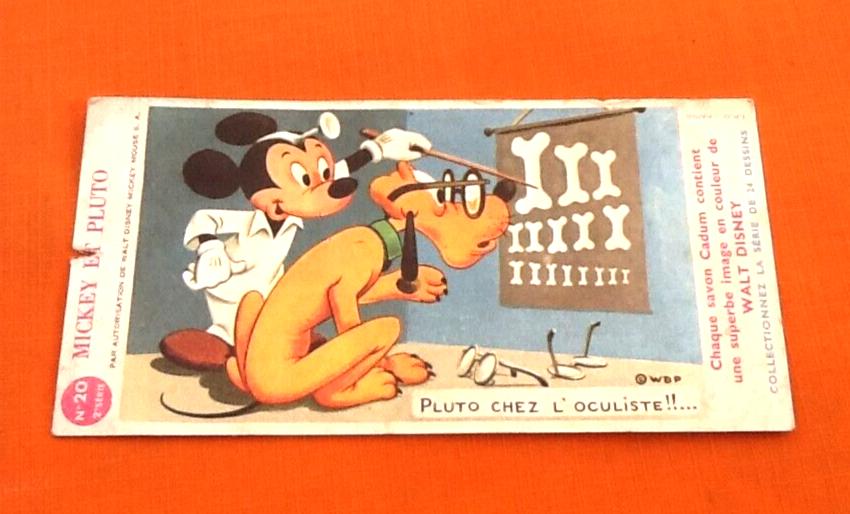 1950s Walt Disney Advertising Soap Cadum