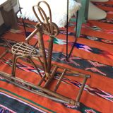 Rattan rocking horse