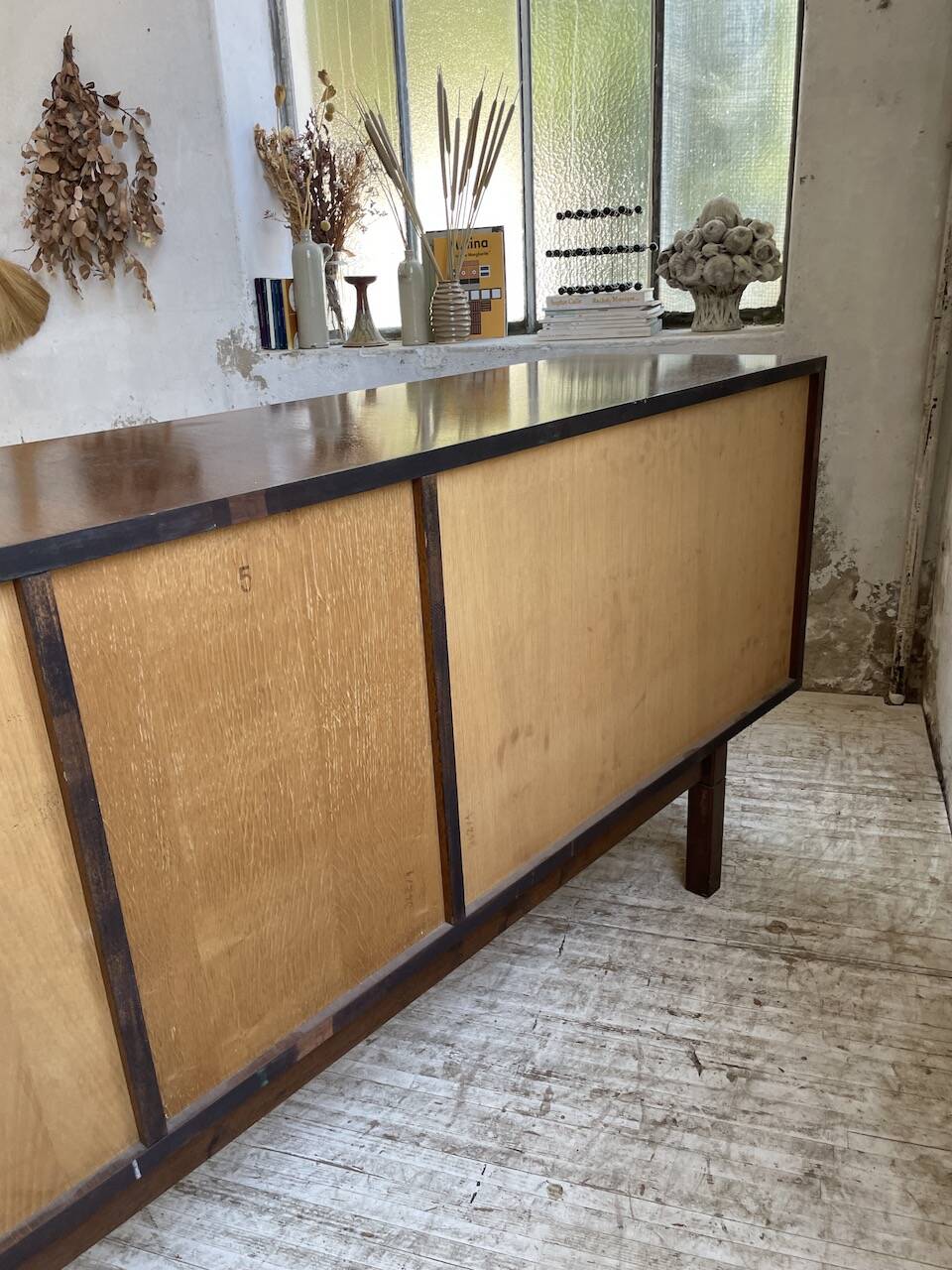 1950s modernist oak sideboard