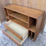 Vintage Solid Pine TV Hi-Fi Console Furniture 60s 70s 80s Chalet