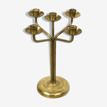 Vintage Brass 5-arm candlestick