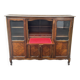 Sideboard, Louis XV style secretary in cherry wood, 1960s.