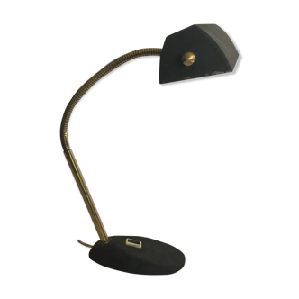 Vintage office lamp design gold and black