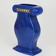Heide Warlamis Vase Postmodern Grand Design Memphis, Vienna Collection, 1980s