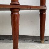 Console half moon wooden and marble louis XVI style