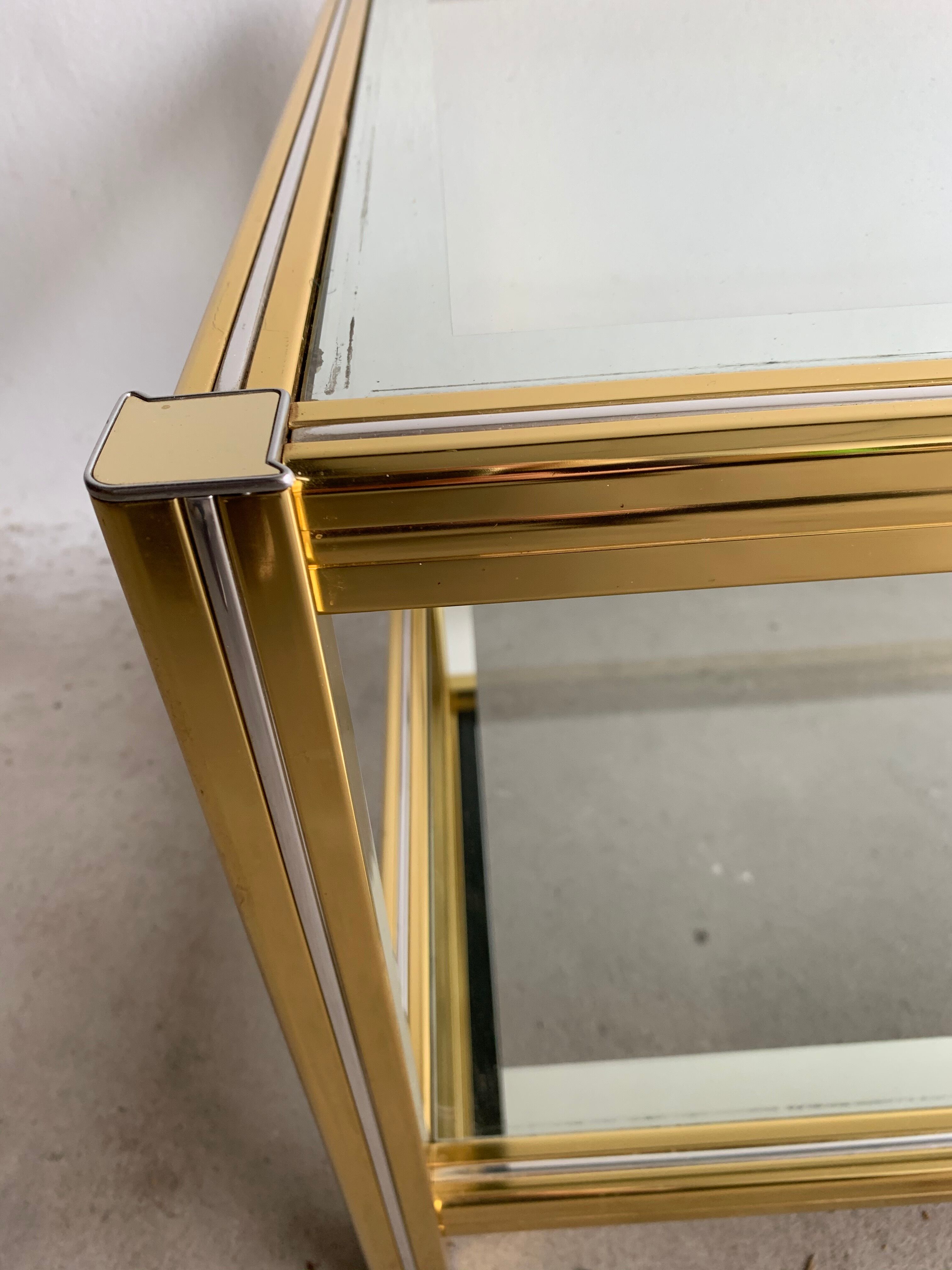 Golden coffee table, 1970s
