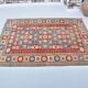 Colorful Hanknotted Vintage Carpet sku 3567