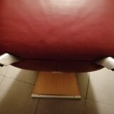 Fauteuil Bobo postmoderne en cuir par Dietmar Sharping