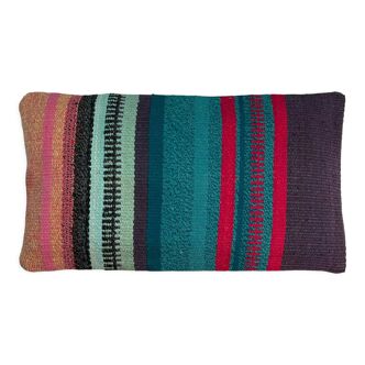 Housse de coussin kilim turc vintage 30x50cm