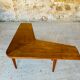 Vintage Scandinavian boomerang coffee table with folding extensions by Samcom, 1960