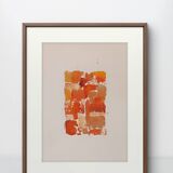 Abstract painting Paris school